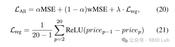 Objective functions used to optimize LOB representations